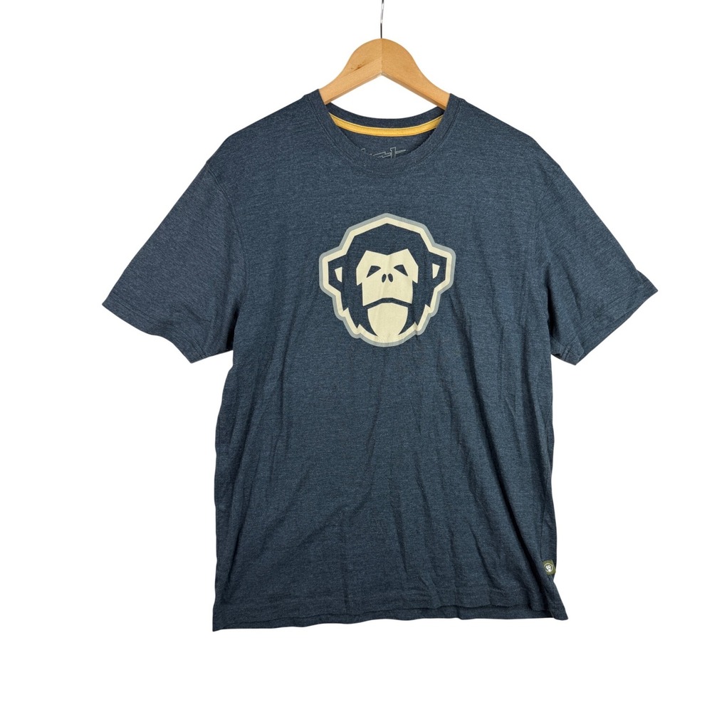 Howler Brothers Mens Graphic‎ T-shirt size Large Blue/White